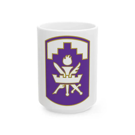 353 Civil Affairs Command 3 (U.S. Army) White Coffee Mug 15oz - Go Mug Yourself