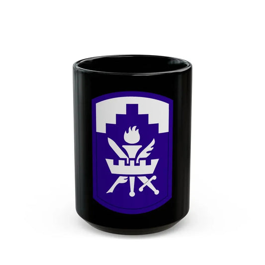 353 Civil Affairs Command (U.S. Army) Black Coffee Mug 15oz - Go Mug Yourself