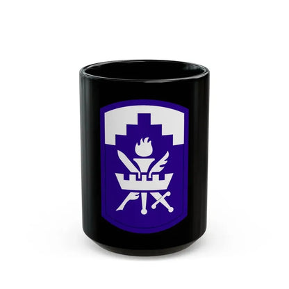 353 Civil Affairs Command (U.S. Army) Black Coffee Mug 15oz - Go Mug Yourself