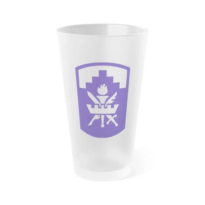 353 Civil Affairs Command (U.S. Army) Frosted Pint Glass 16oz Default Title - Go Mug Yourself