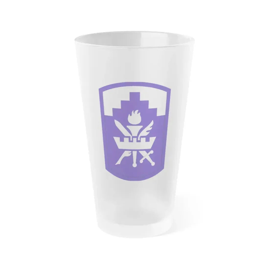 353 Civil Affairs Command (U.S. Army) Frosted Pint Glass 16oz Default Title - Go Mug Yourself