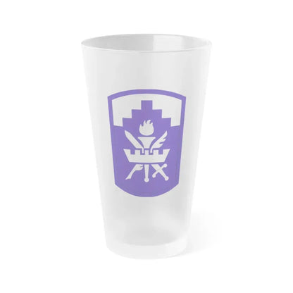 353 Civil Affairs Command (U.S. Army) Frosted Pint Glass 16oz Default Title - Go Mug Yourself