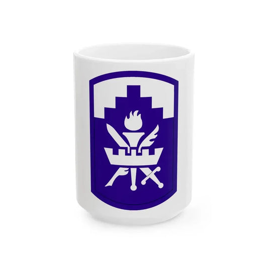 353 Civil Affairs Command (U.S. Army) White Coffee Mug 15oz - Go Mug Yourself
