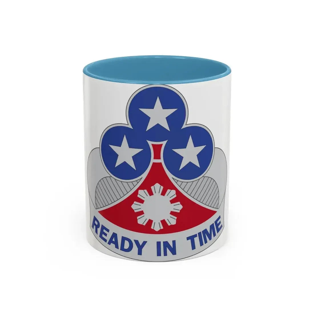 353 Engineer Group (U.S. Army) Accent Coffee Mug 11oz Light Blue - Go Mug Yourself