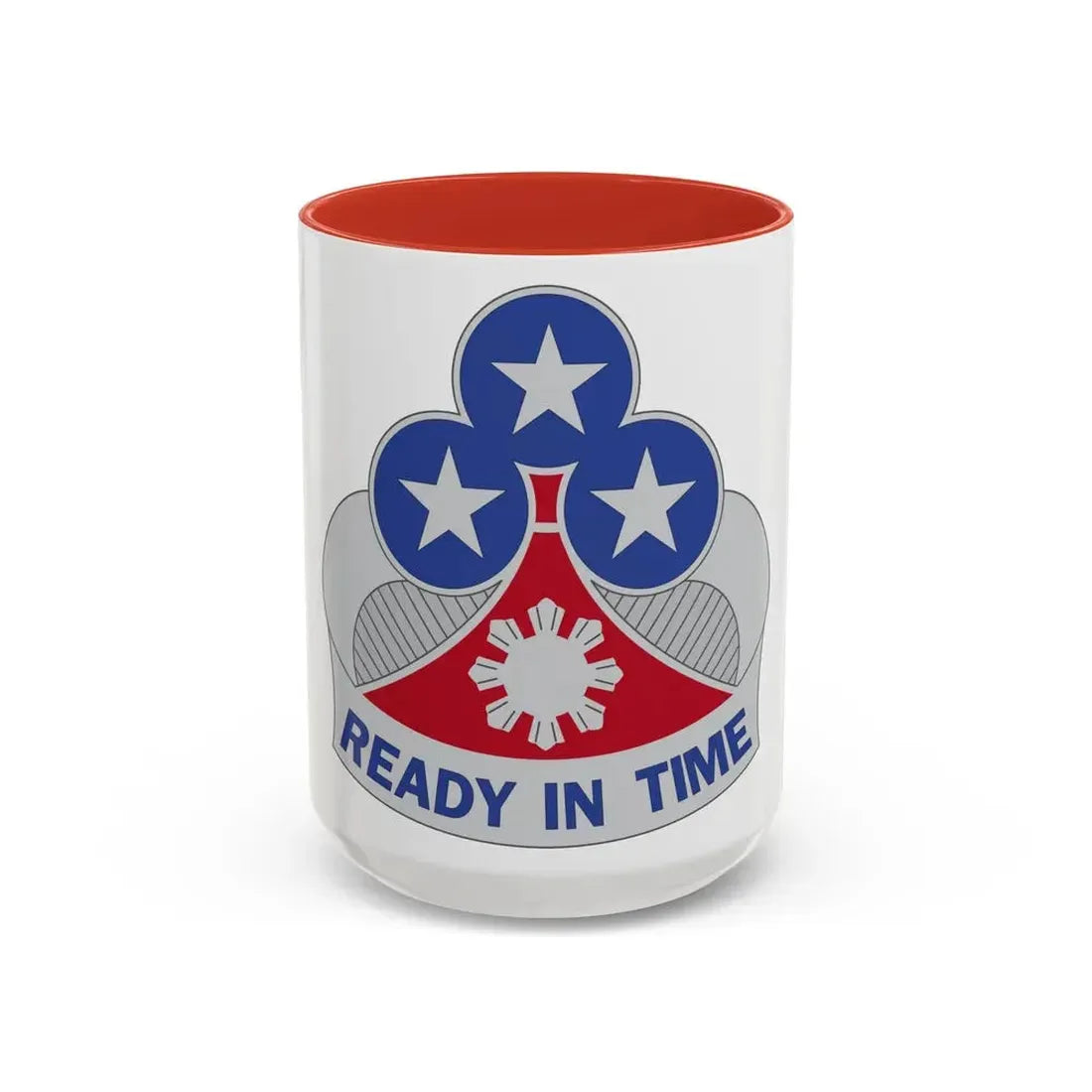 353 Engineer Group (U.S. Army) Accent Coffee Mug 11oz Red - Go Mug Yourself
