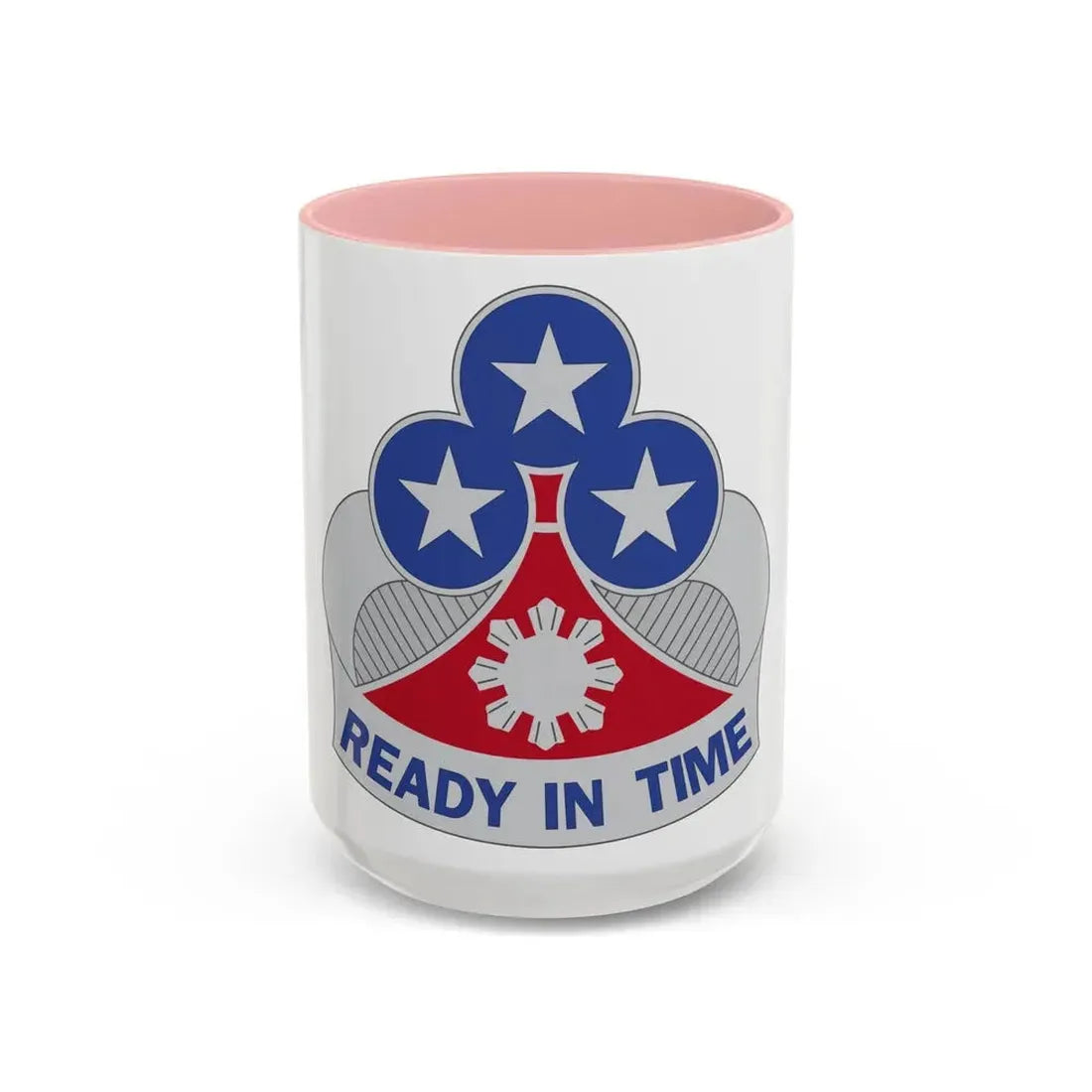 353 Engineer Group (U.S. Army) Accent Coffee Mug 15oz Pink - Go Mug Yourself