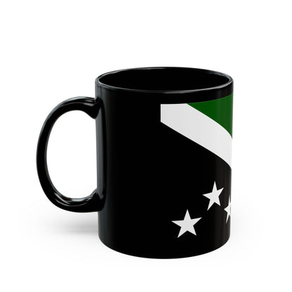 Flag of Western Highlands Papa New Guinea - Black Coffee Mug-Go Mug Yourself