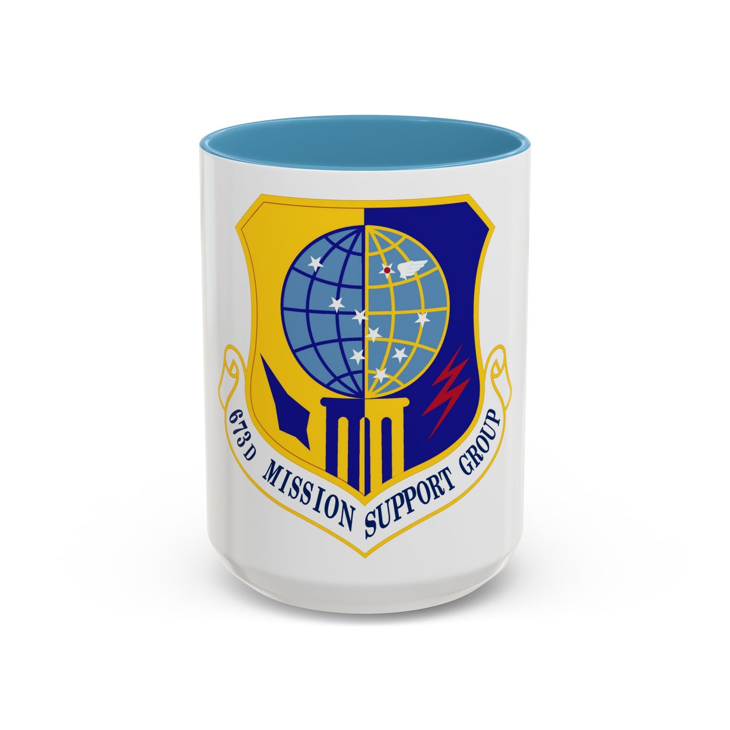 673 Mission Support Group PACAF (U.S. Air Force) Accent Coffee Mug
