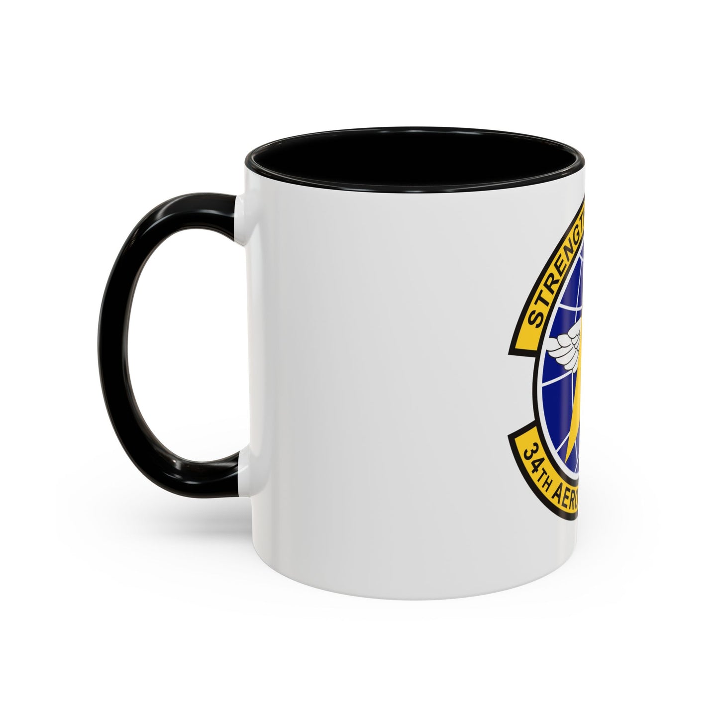 34th Aeromedical Evacuation Squadron (U.S. Air Force) Accent Coffee Mug