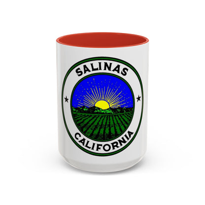 Seal of Salinas California - Accent Coffee Mug