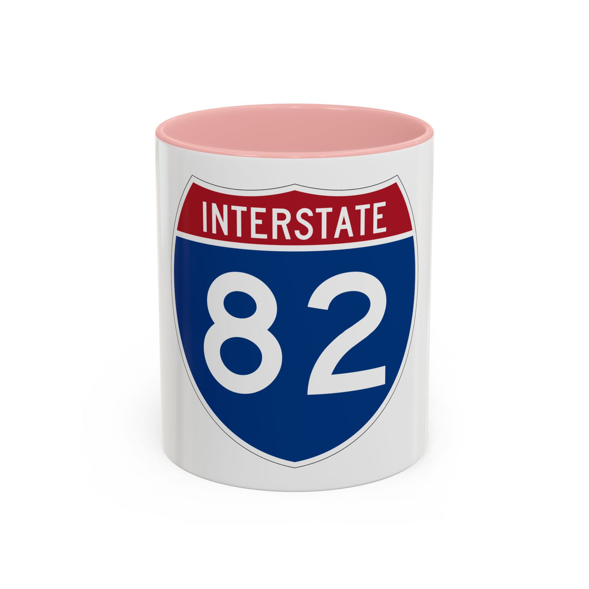 Interstate 82 (U.S. Highways) Accent Coffee Mug