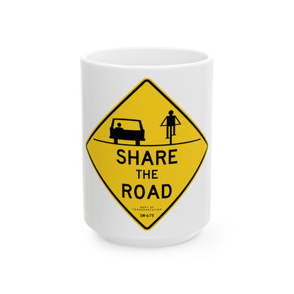 NYCDOT SW-675 (New York) (Road Sign) White Coffee Mug