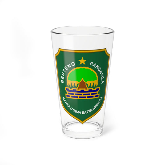 Seal of Subang Regency (Indonesia) (Coat of Arms) Pint Glass 16oz