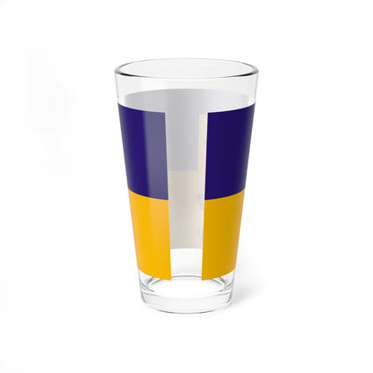 Flag of Revfulop variant (Hungary) Pint Glass 16oz