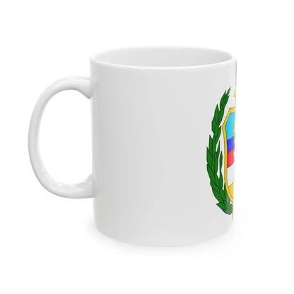 Coat of arms of guatemala (1851-1858) - White Coffee Mug-Go Mug Yourself