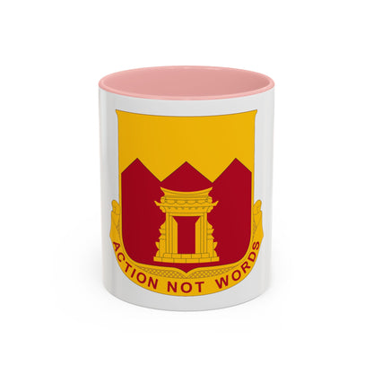 143rd Armored Field Artillery Battalion (U.S. Army) Accent Coffee Mug