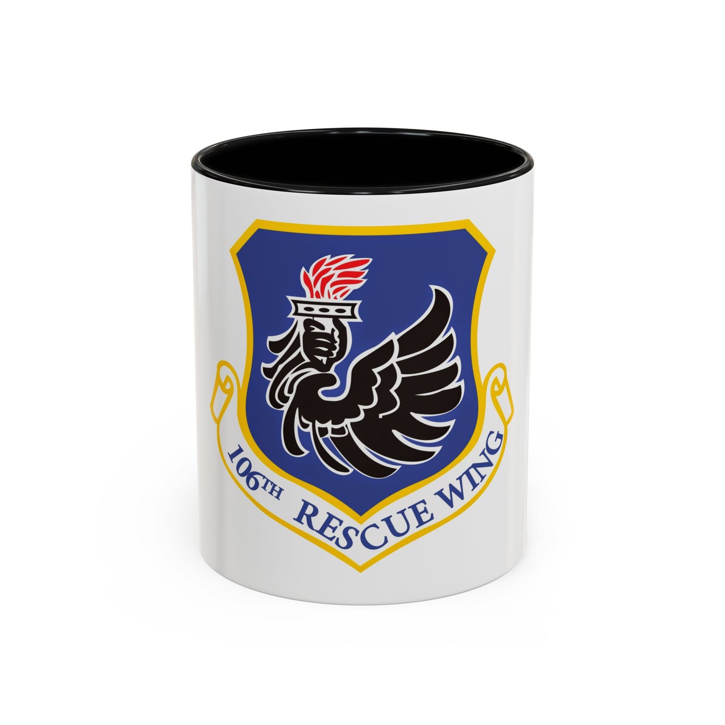 106th Rescue Wing logo 2 (U.S. Air Force) Accent Coffee Mug
