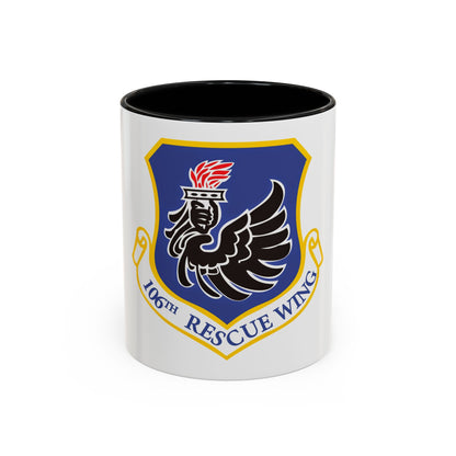 106th Rescue Wing logo 2 (U.S. Air Force) Accent Coffee Mug