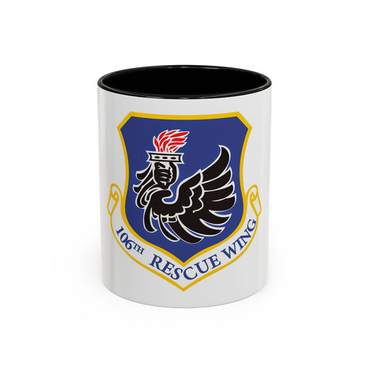 106th Rescue Wing logo 2 (U.S. Air Force) Accent Coffee Mug