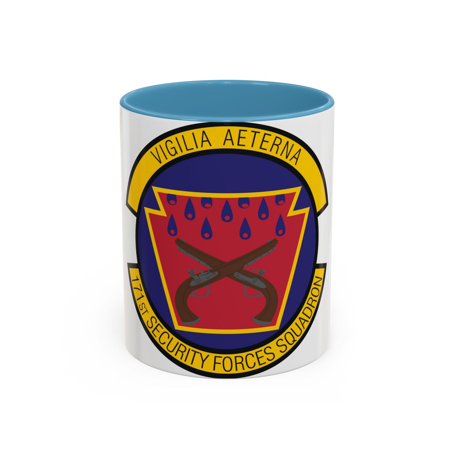 171st Security Forces Squadron (U.S. Air Force) Accent Coffee Mug