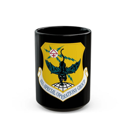 353d Special Operations Group (U.S. Air Force) Black Coffee Mug-15oz-Go Mug Yourself