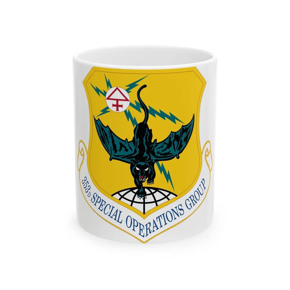 353d Special Operations Group (U.S. Air Force) White Coffee Mug-11oz-Go Mug Yourself