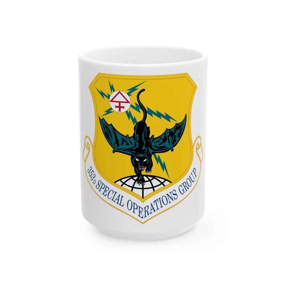 353d Special Operations Group (U.S. Air Force) White Coffee Mug-15oz-Go Mug Yourself