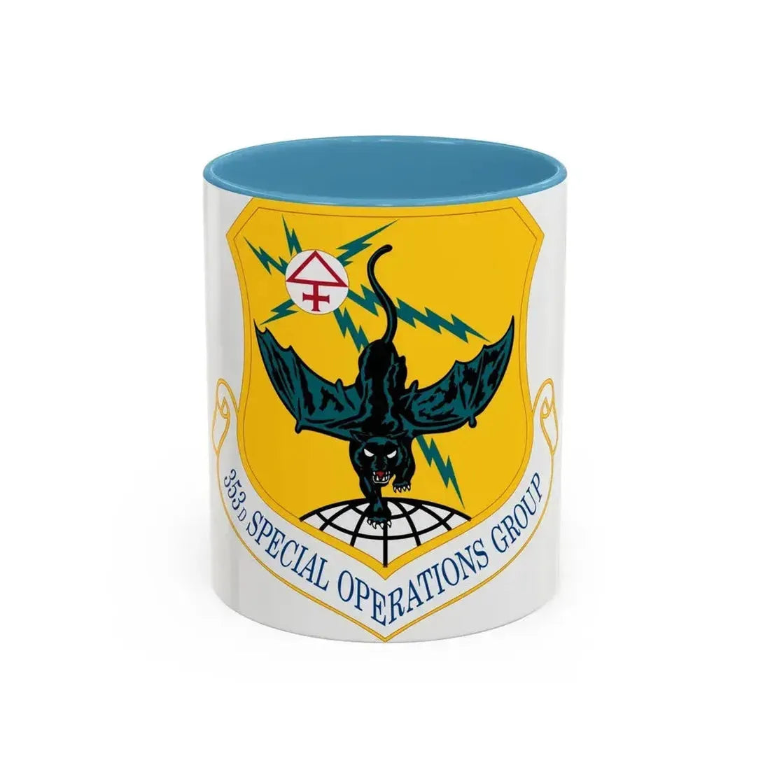 353d Special Operations Group (U.S. Air Force) Accent Coffee Mug 11oz Light Blue - Go Mug Yourself
