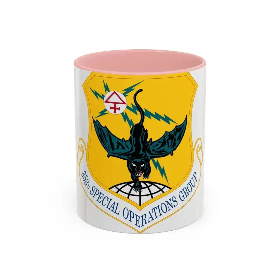353d Special Operations Group (U.S. Air Force) Accent Coffee Mug 11oz Pink - Go Mug Yourself