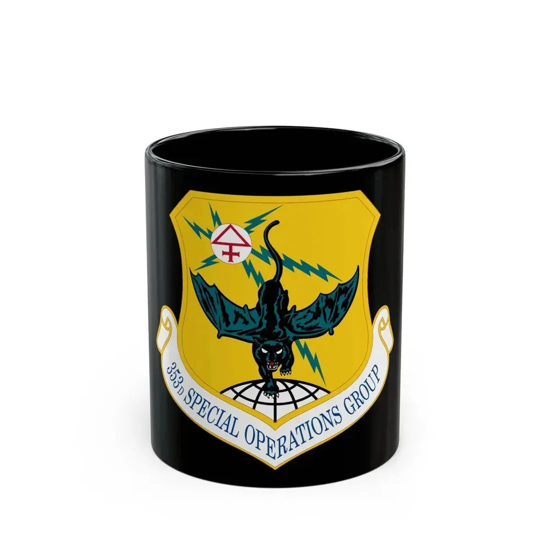 353d Special Operations Group (U.S. Air Force) Black Coffee Mug 11oz - Go Mug Yourself