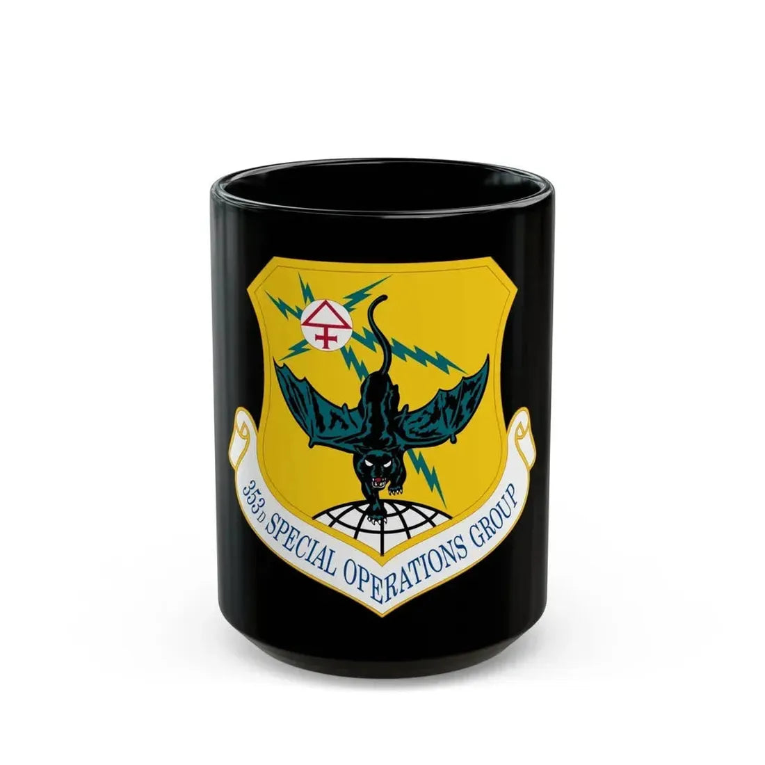 353d Special Operations Group (U.S. Air Force) Black Coffee Mug 15oz - Go Mug Yourself