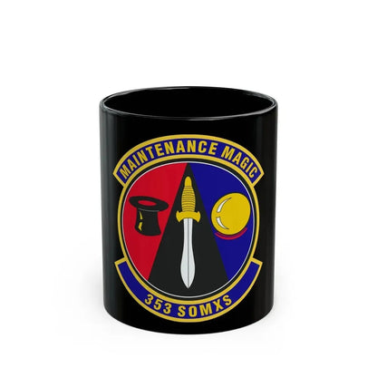 353d Special Operations Maintenance Squadron (U.S. Air Force) Black Coffee Mug 11oz - Go Mug Yourself