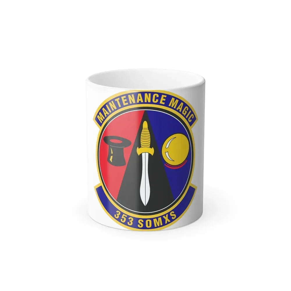 353d Special Operations Maintenance Squadron (U.S. Air Force) Color Changing Coffee Mug 11oz - Go Mug Yourself