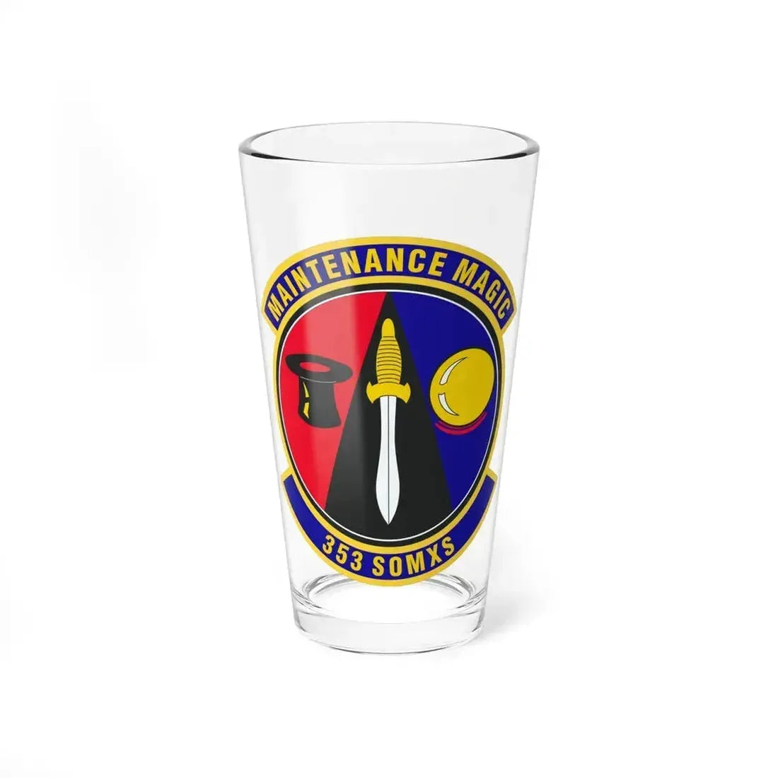353d Special Operations Maintenance Squadron (U.S. Air Force) Pint Glass 16oz 16oz - Go Mug Yourself