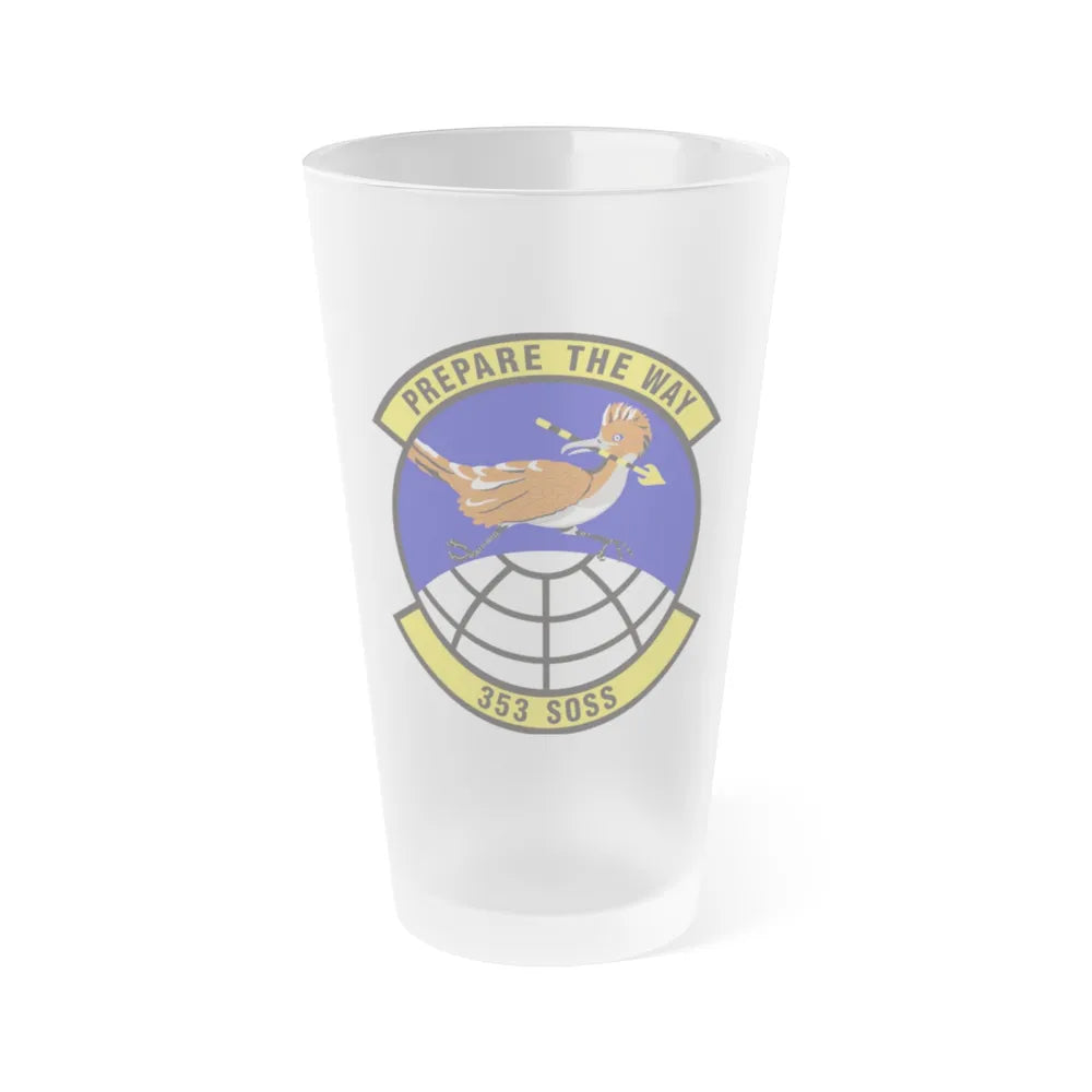 353d Special Operations Support Squadron (U.S. Air Force) Frosted Pint Glass 16oz-16oz-Frosted-Go Mug Yourself