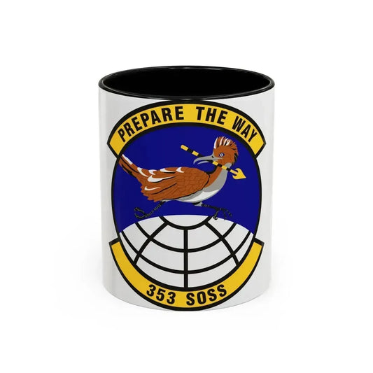 353d Special Operations Support Squadron (U.S. Air Force) Accent Coffee Mug 11oz Black - Go Mug Yourself