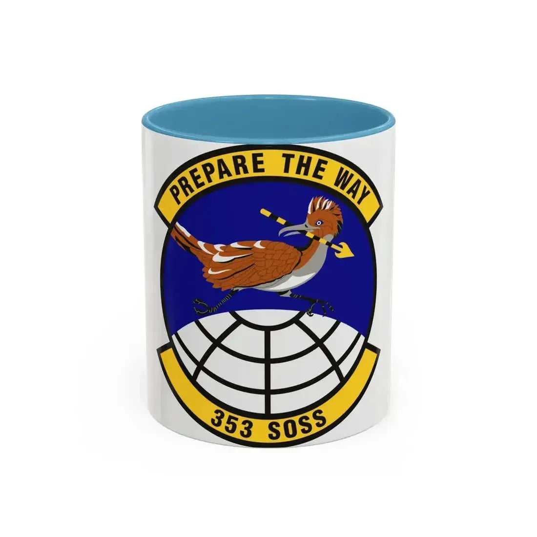 353d Special Operations Support Squadron (U.S. Air Force) Accent Coffee Mug 11oz Light Blue - Go Mug Yourself