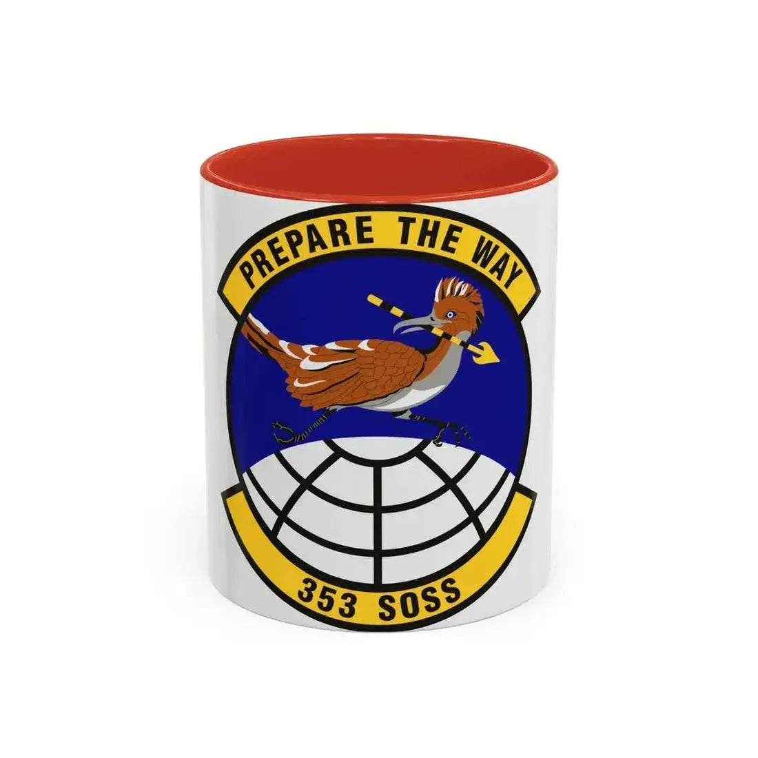353d Special Operations Support Squadron (U.S. Air Force) Accent Coffee Mug 11oz Red - Go Mug Yourself
