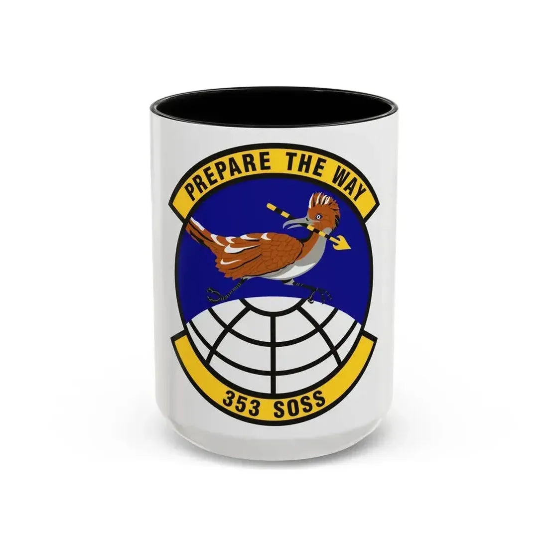 353d Special Operations Support Squadron (U.S. Air Force) Accent Coffee Mug 15oz Black - Go Mug Yourself
