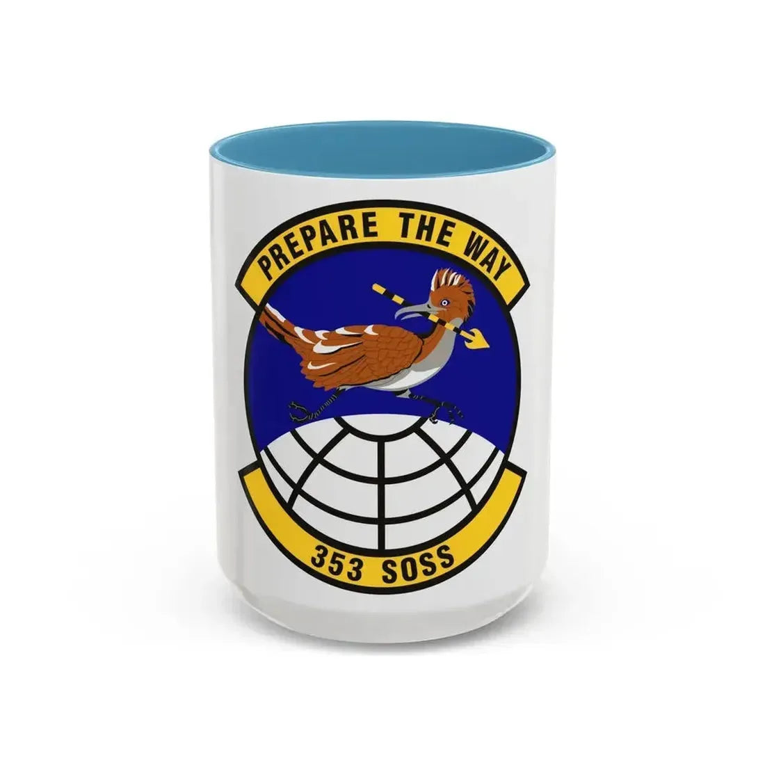 353d Special Operations Support Squadron (U.S. Air Force) Accent Coffee Mug 15oz Light Blue - Go Mug Yourself