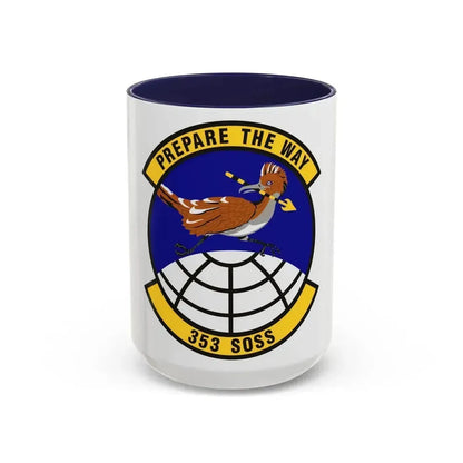 353d Special Operations Support Squadron (U.S. Air Force) Accent Coffee Mug 15oz Navy - Go Mug Yourself