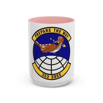 353d Special Operations Support Squadron (U.S. Air Force) Accent Coffee Mug 15oz Pink - Go Mug Yourself