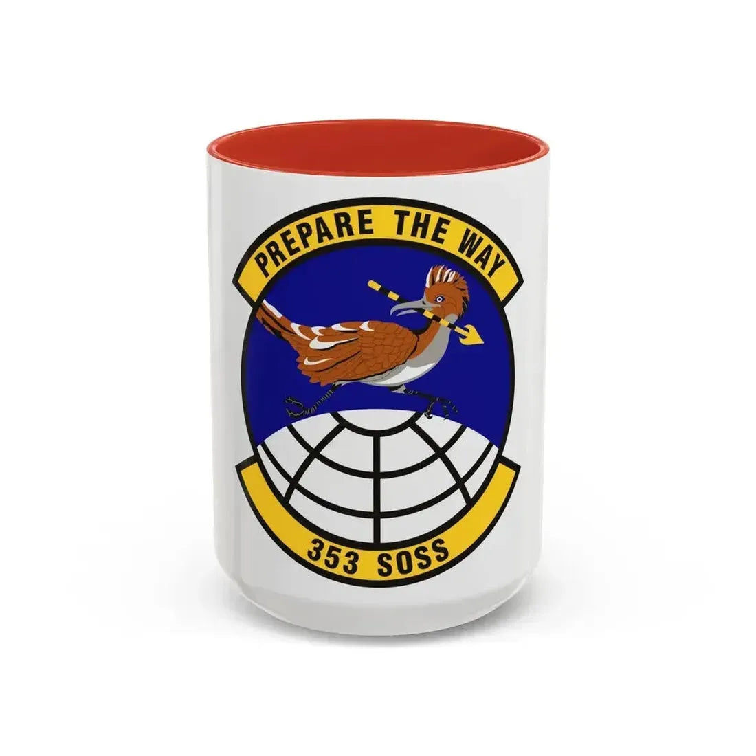 353d Special Operations Support Squadron (U.S. Air Force) Accent Coffee Mug 15oz Red - Go Mug Yourself