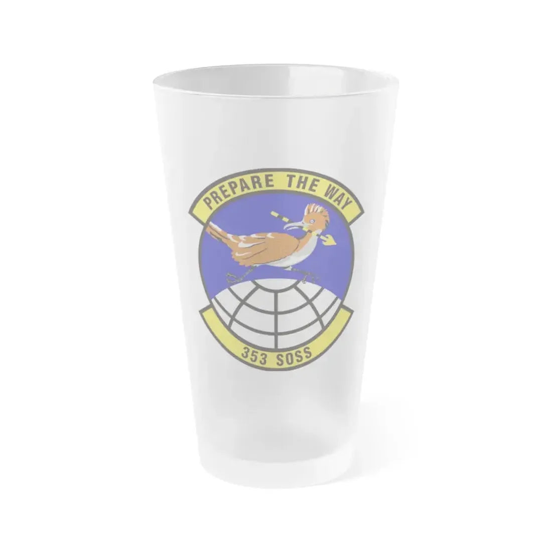 353d Special Operations Support Squadron (U.S. Air Force) Frosted Pint Glass 16oz - Go Mug Yourself