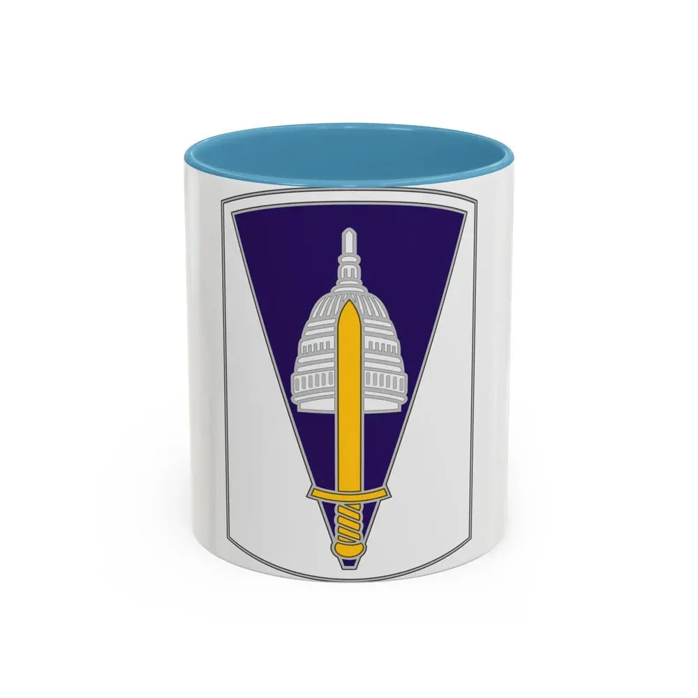 354 Civil Affairs Brigade 2 (U.S. Army) Accent Coffee Mug 11oz Light Blue - Go Mug Yourself