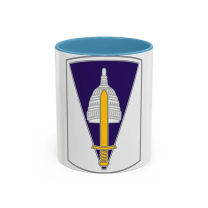 354 Civil Affairs Brigade 2 (U.S. Army) Accent Coffee Mug 11oz Light Blue - Go Mug Yourself