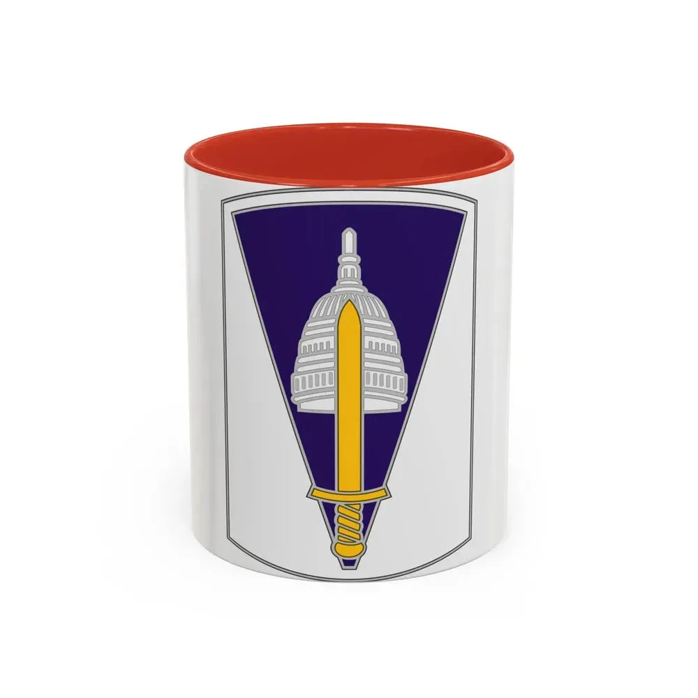 354 Civil Affairs Brigade 2 (U.S. Army) Accent Coffee Mug 11oz Red - Go Mug Yourself