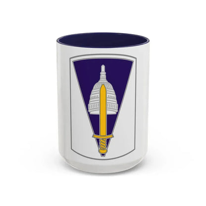 354 Civil Affairs Brigade 2 (U.S. Army) Accent Coffee Mug 15oz Navy - Go Mug Yourself