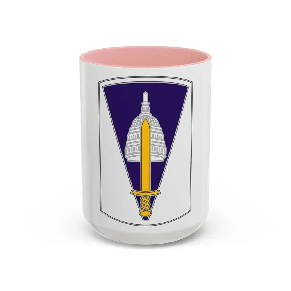 354 Civil Affairs Brigade 2 (U.S. Army) Accent Coffee Mug 15oz Pink - Go Mug Yourself