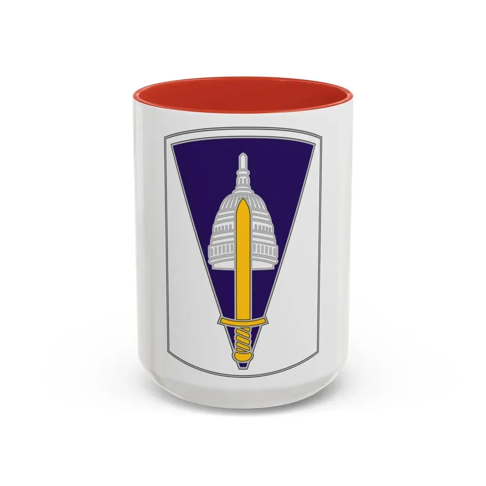354 Civil Affairs Brigade 2 (U.S. Army) Accent Coffee Mug 15oz Red - Go Mug Yourself